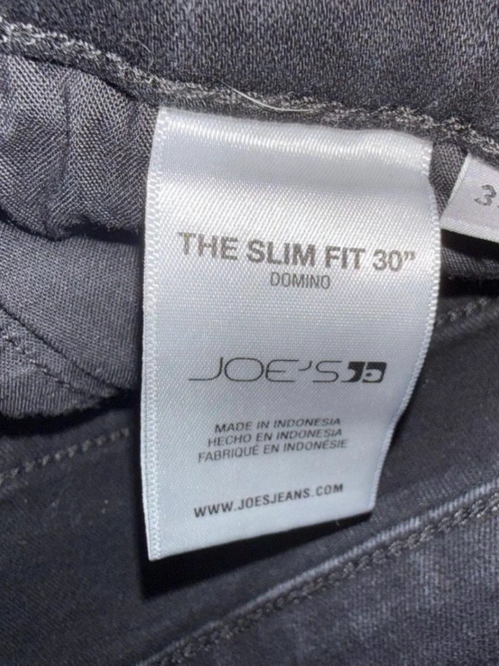 Joe’s Jeans men’s The Slim Fit 30” inseam Domino jeans size 34”